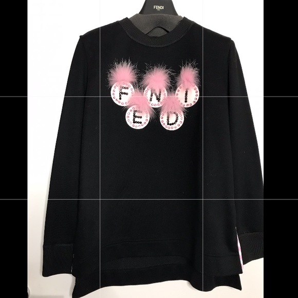 Fendi Logo Pink Fox sweater - Picture 2 of 4